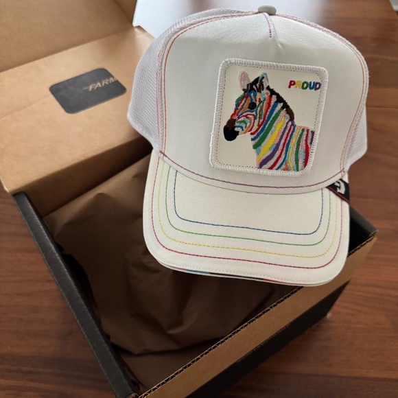 RARE Goorin Bros. PRIDE trucker hat from The Farm - Limited Edition - Picture 1 of 6